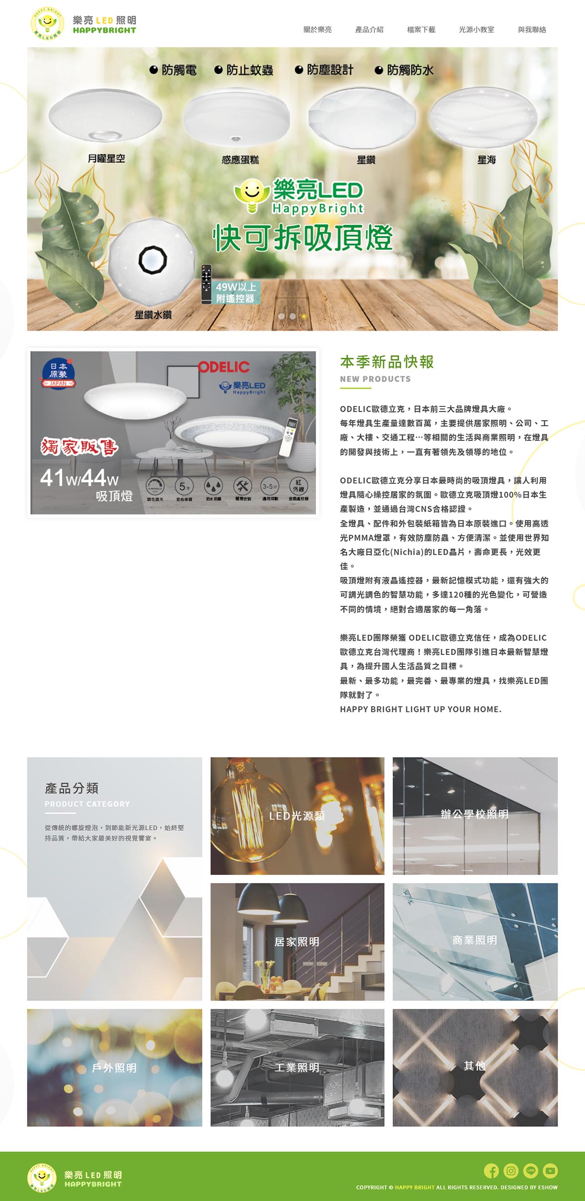台南網頁設計公司推薦 | 意匠客戶案例 | 樂亮LED照明